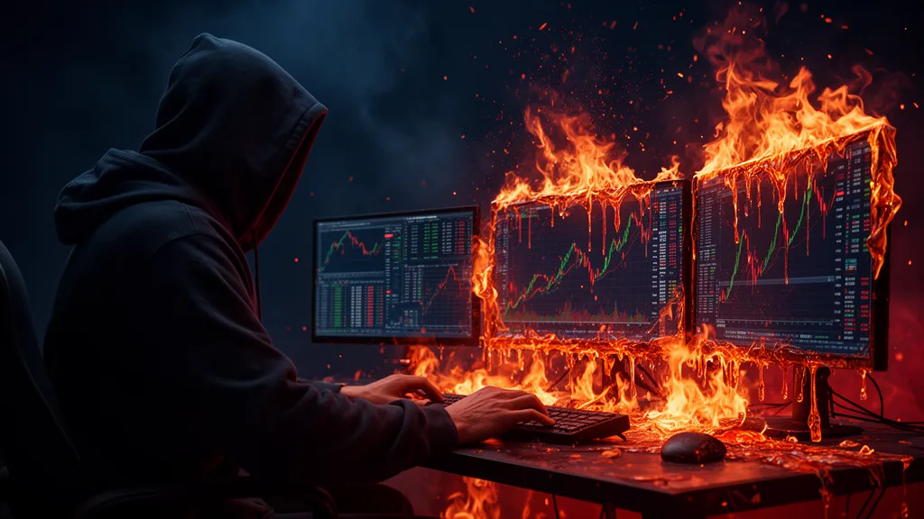 Burning Trader hero artwork