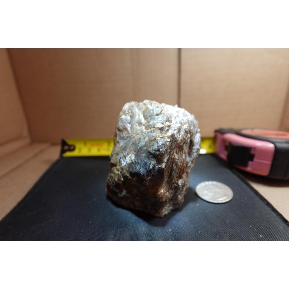 Smoky Quartz mix with possible garnet (unverified)