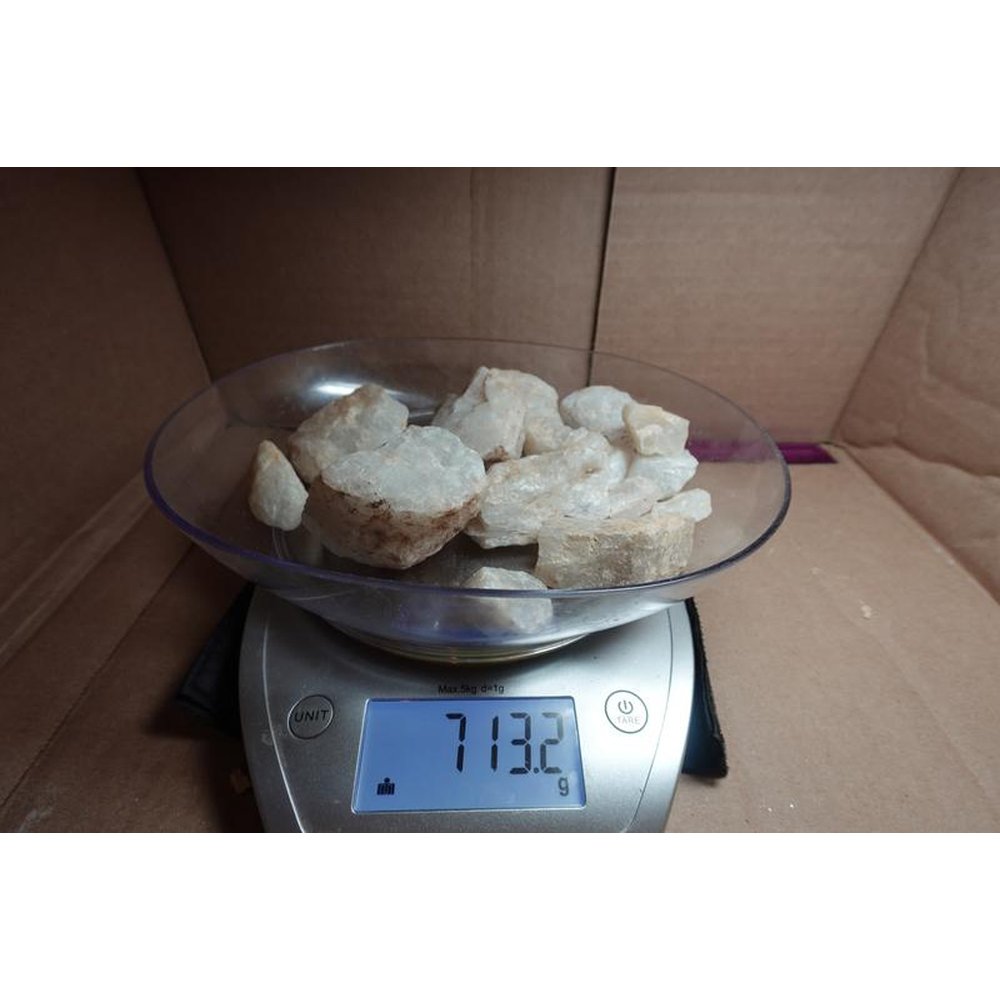 Milky Quartz (raw, ~10-14 chunks) — SPX-051
