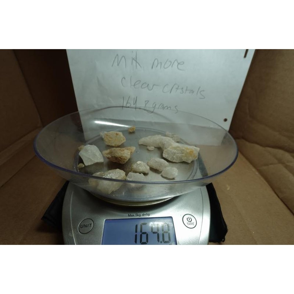 Clear/milky quartz crystal fragments — SPX-053