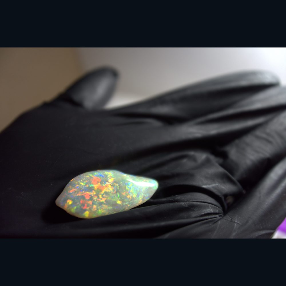 Precious Opal (light body tone, play-of-color) — polished - SPX-056 second view